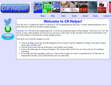 Tablet Screenshot of csharphelper.com